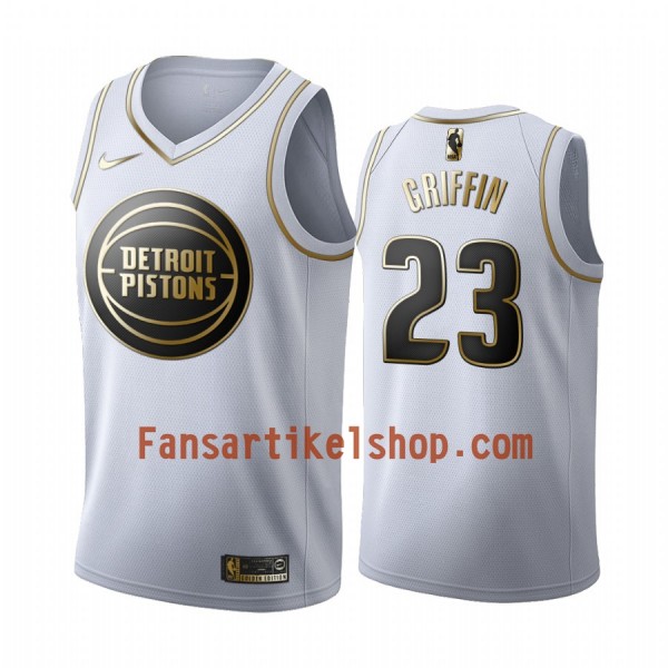NBA Detroit Pistons Trikot Blake Griffin 23 Nike 2019-2020 Weiß Golden Edition Swingman - Herren NBA Detroit Pistons Trikot Blake Griffin 23 Nike 2019-2020 Weiß Golden Edition Swingman - Herren